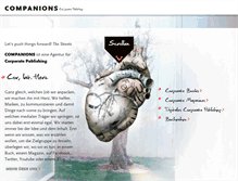 Tablet Screenshot of companions.de