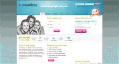 Desktop Screenshot of companions.com.au